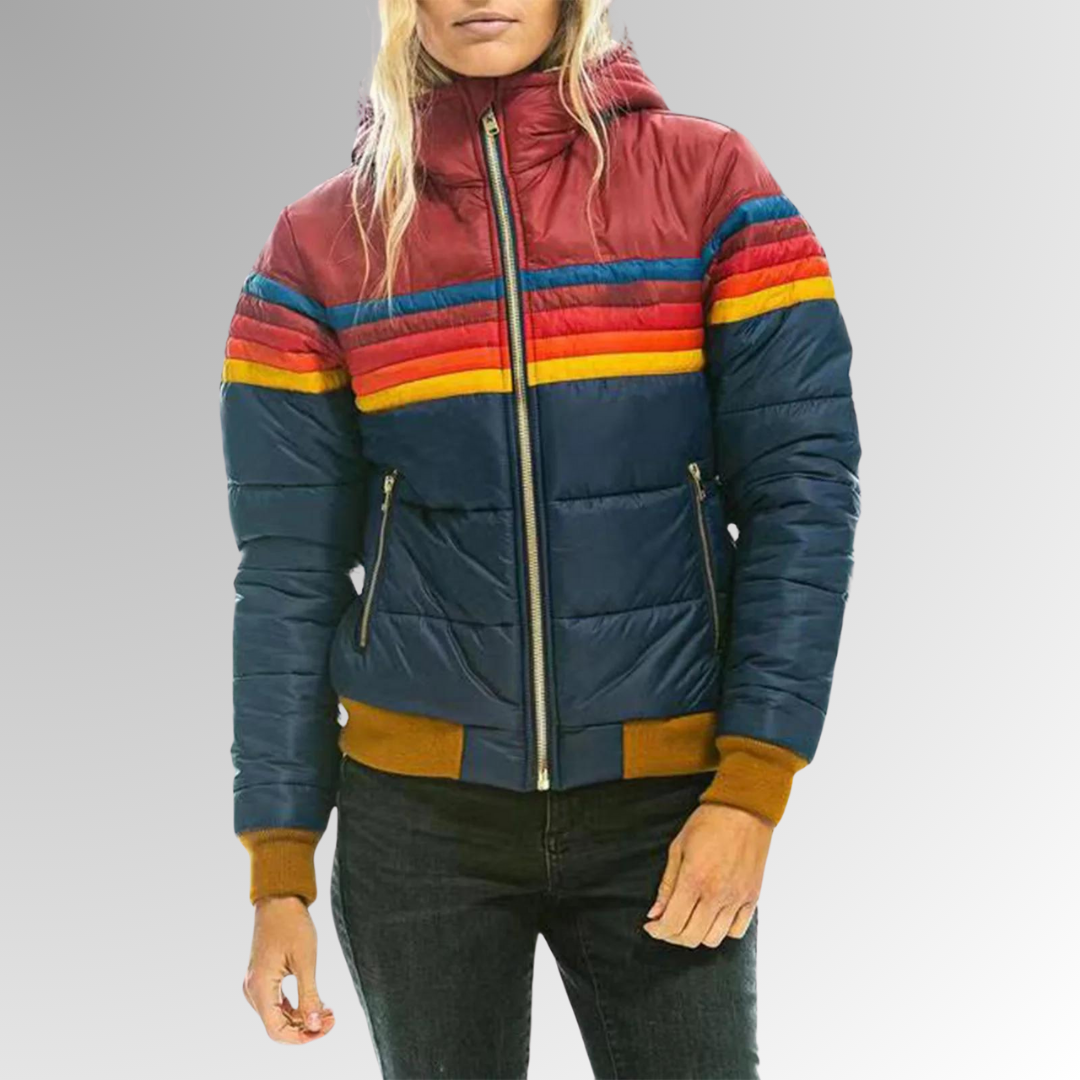 Coralie | Veste matelassée zippée à col montant pour femmes