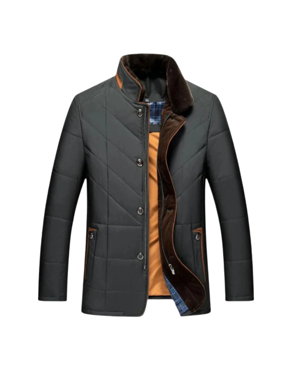 Jacques | Veste matelassée à col montant pour homme