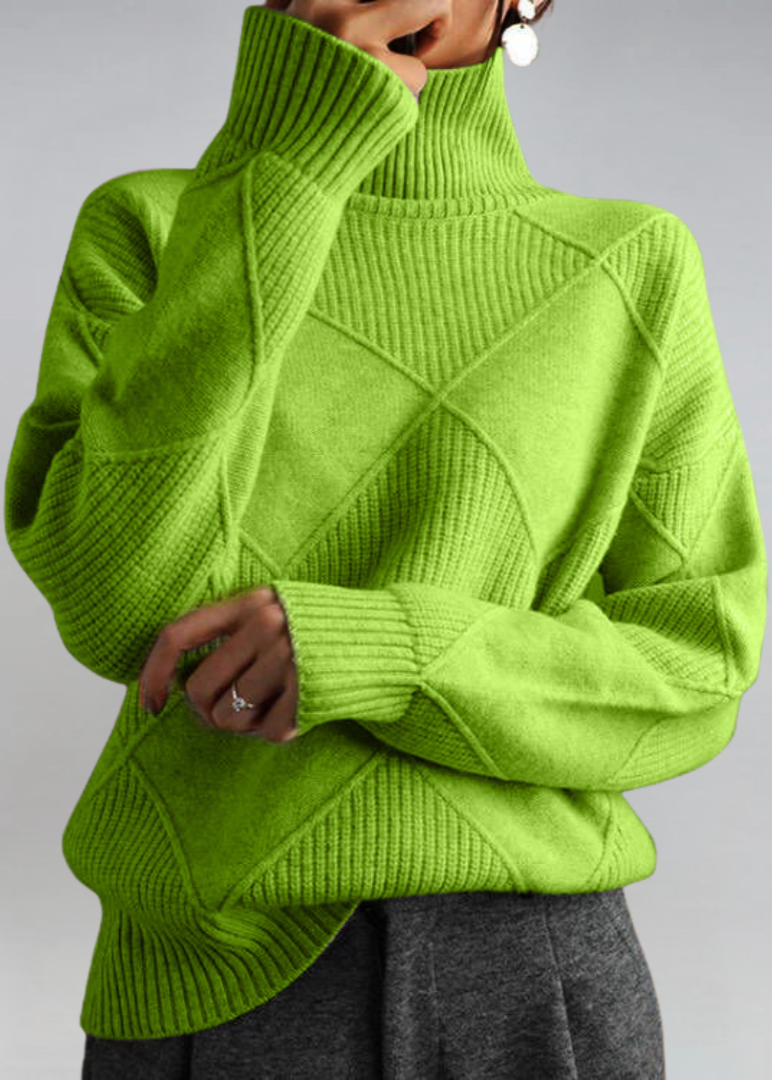 Sara | Pull à col montant