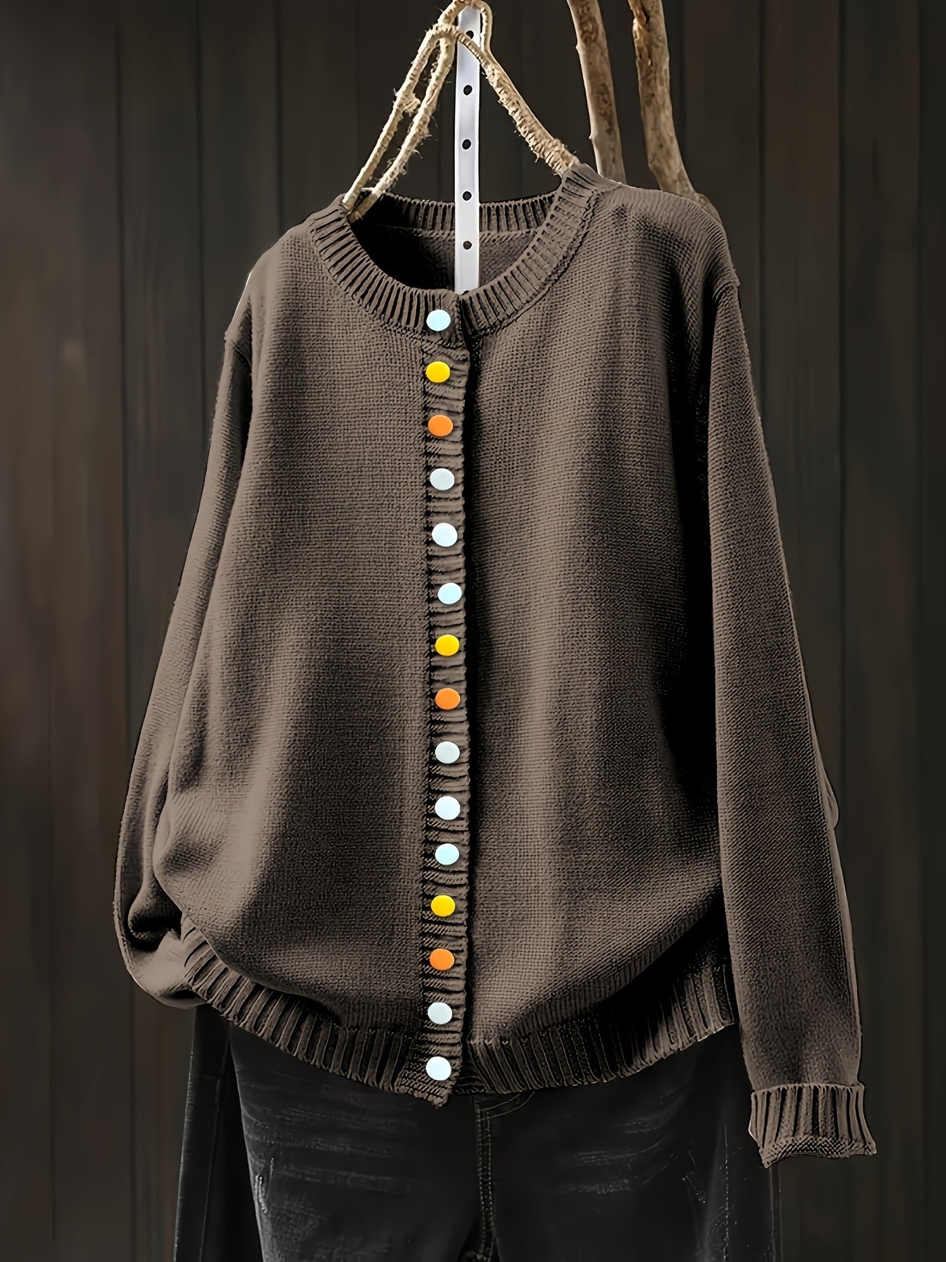 Yvette | Gilet boutonné à détail fantaisie pour femme