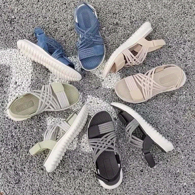 Aude | Sandales tissées légères pour femmes