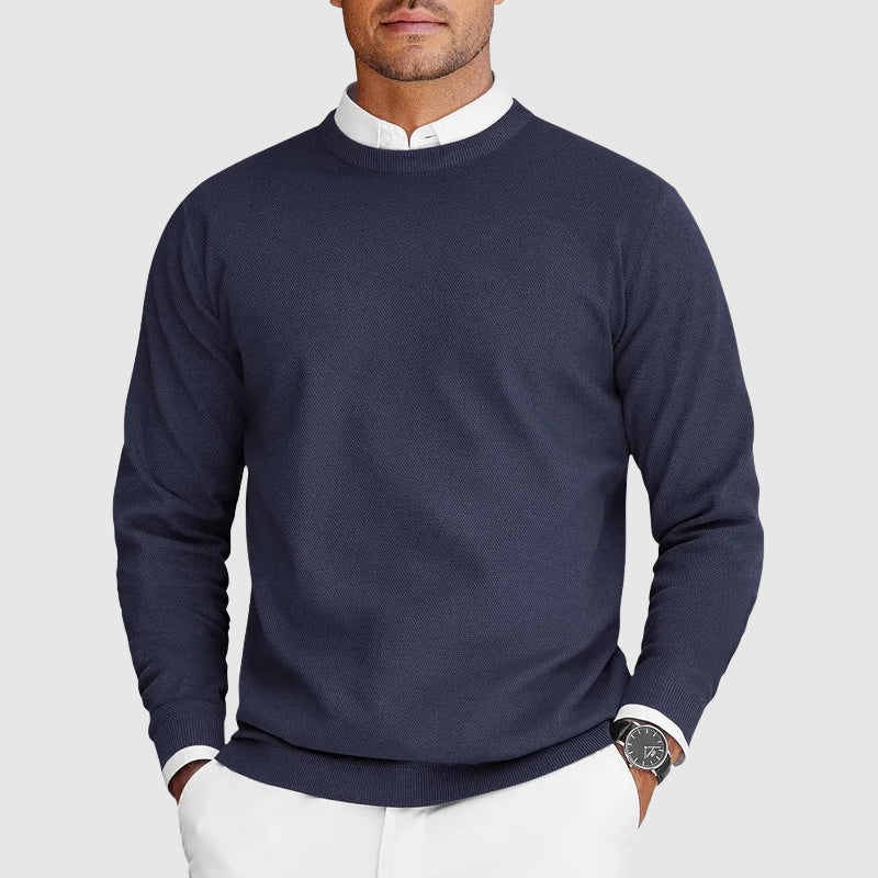 William | Pull à col rond à manches longues pour homme