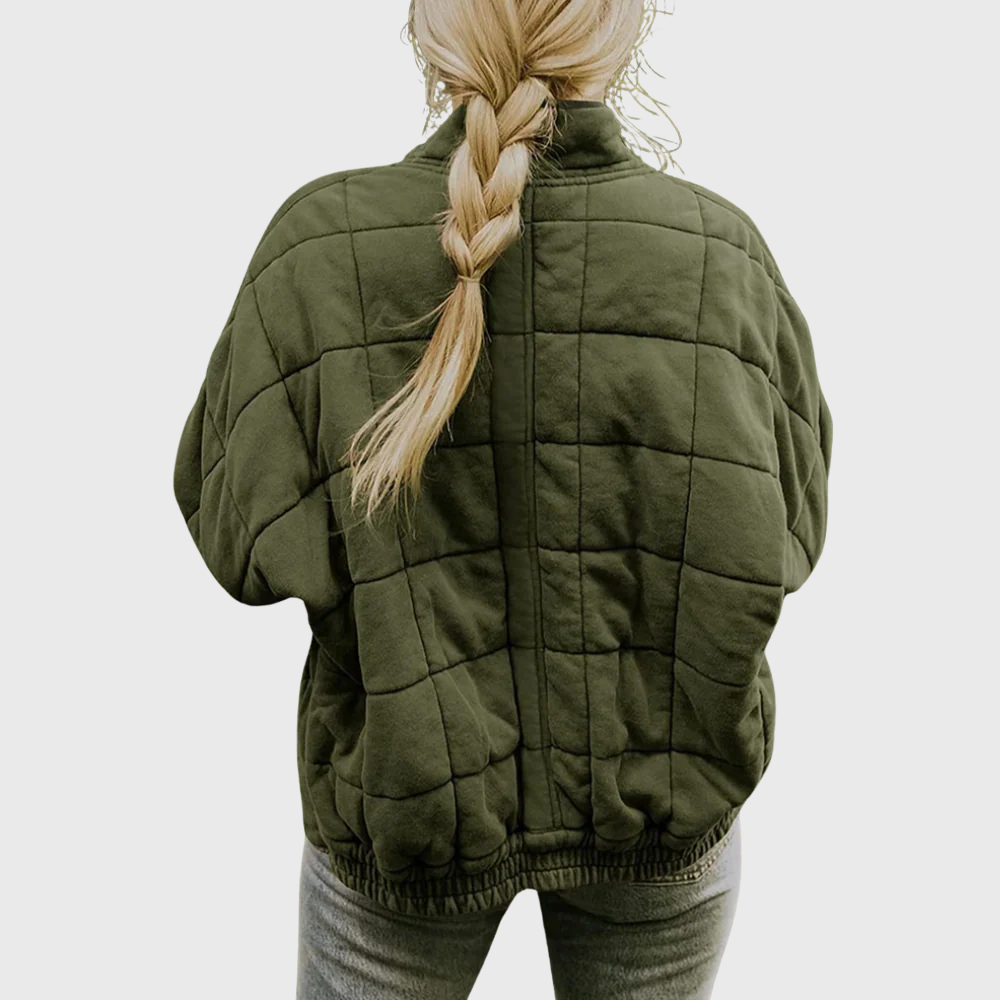 Maïa | Veste matelassée décontractée à fermeture éclair pour femmes