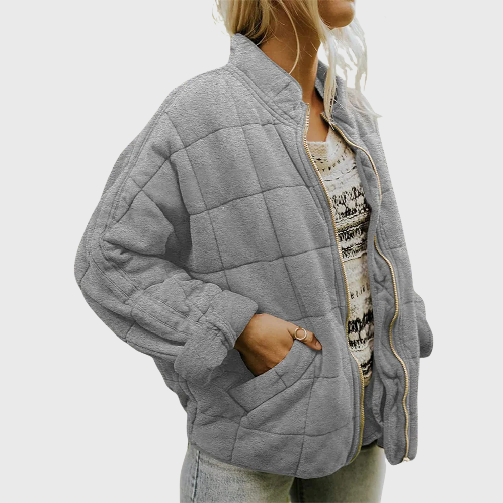 Maïa | Veste matelassée décontractée à fermeture éclair pour femmes