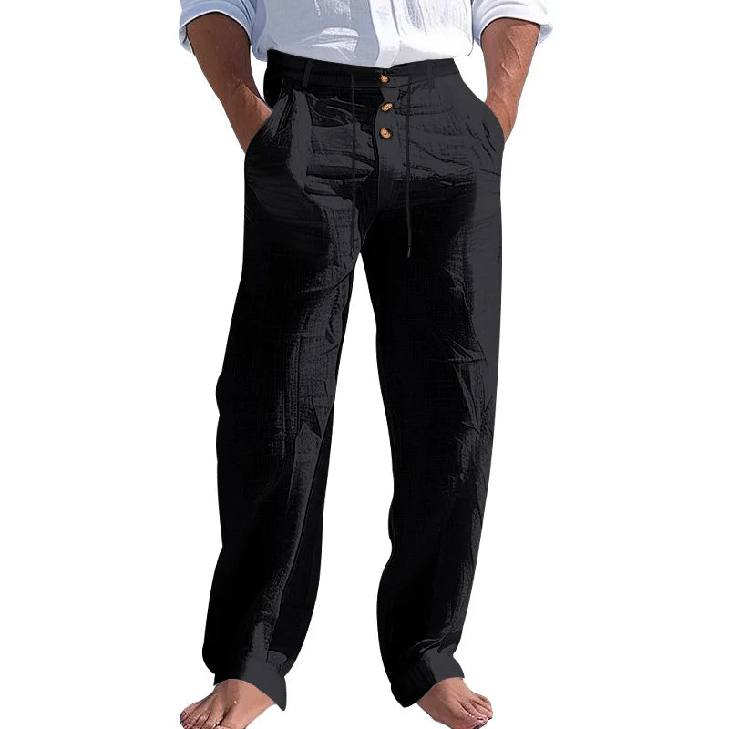 Mathis | Pantalon léger à taille haute avec cordon pour hommes