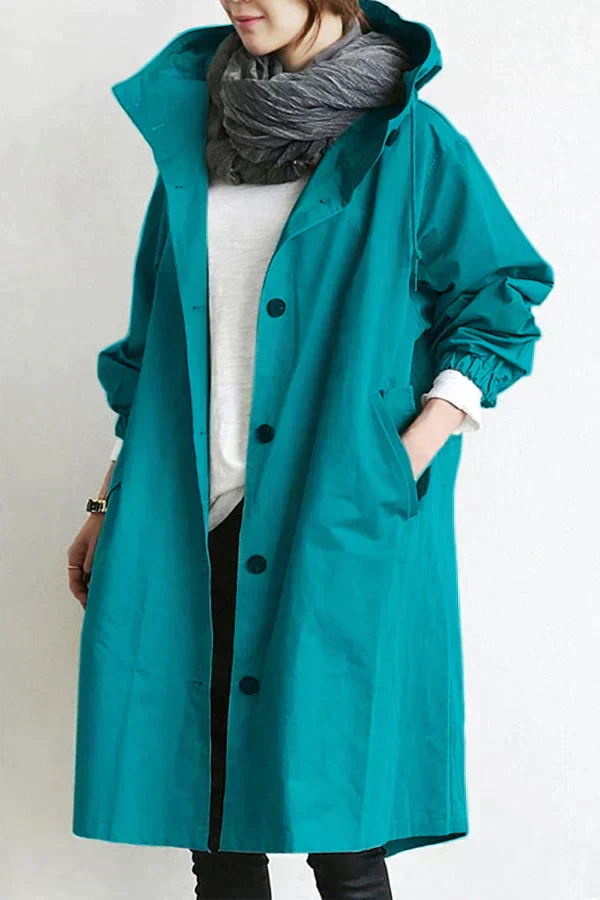 Christiana | Manteau long à capuche pour femmes