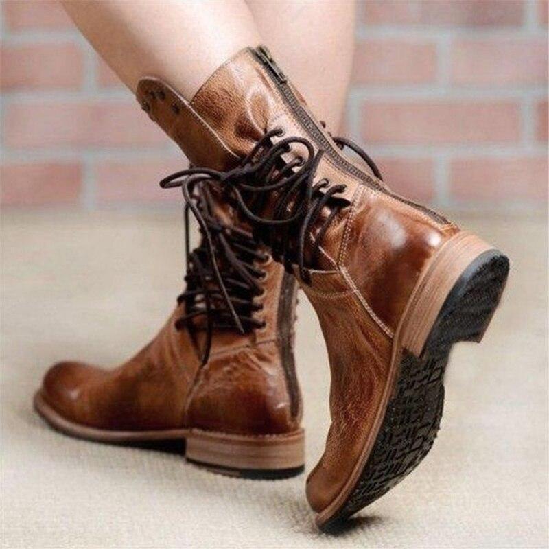 Véra | Bottines à lacets style vintage pour femme