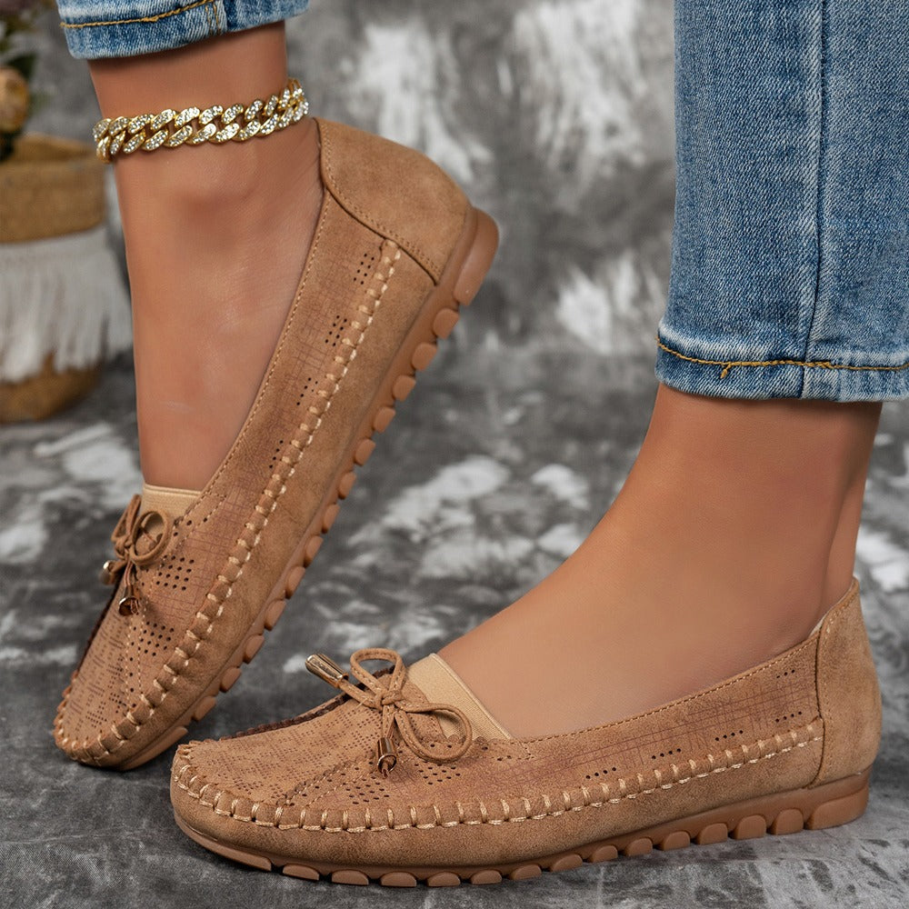Roxane | Mocassins souples à nœud pour femmes