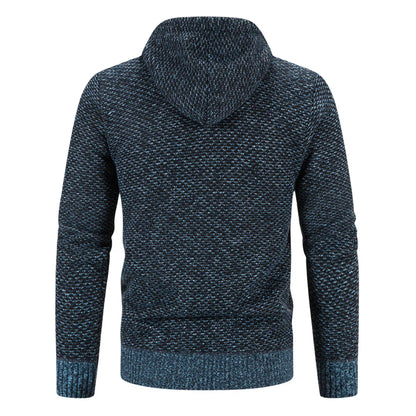 Charles | Cardigan à capuche zippée pour homme