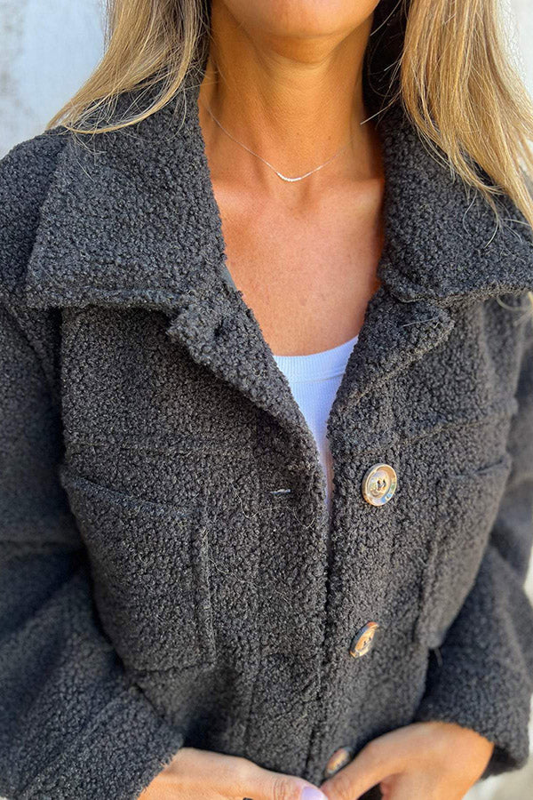 Soraya | Veste polaire boutonnée à col rabattu pour femme