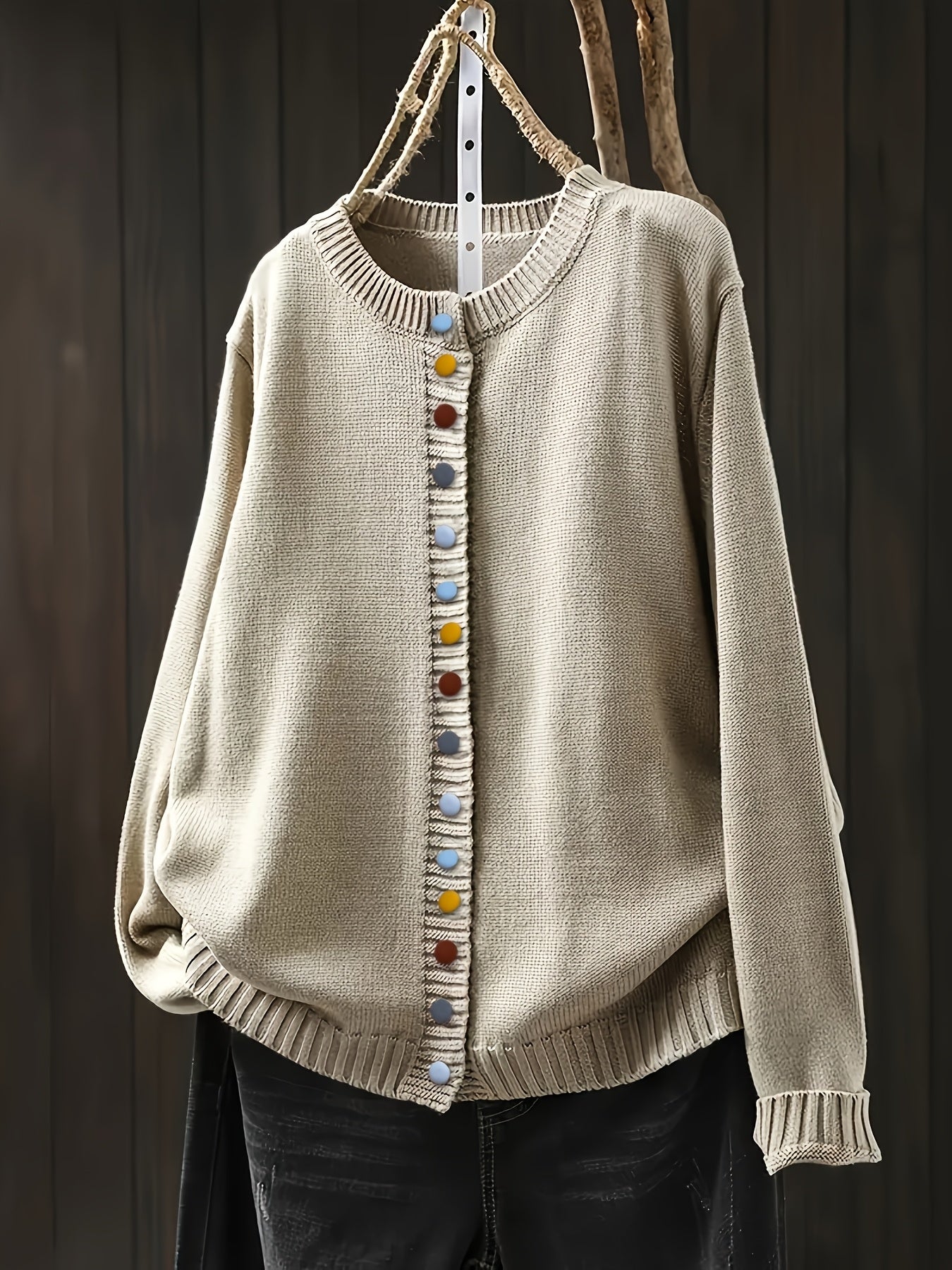 Yvette | Gilet boutonné à détail fantaisie pour femme