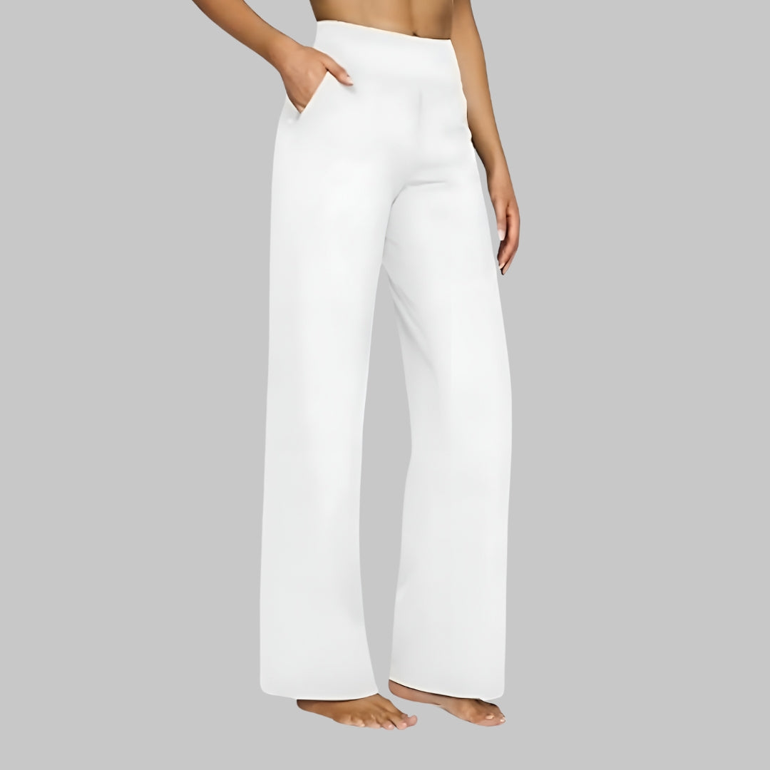 Élise | Pantalon fluide à taille haute pour femmes