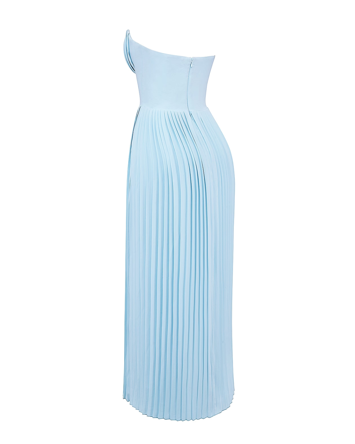 Solène | Robe longue plissée bustier pour femmes