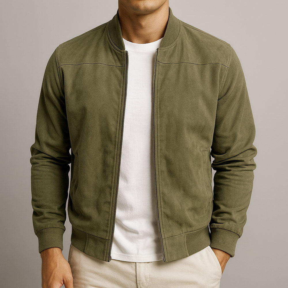 Roger | Veste casual à fermeture zippée pour homme