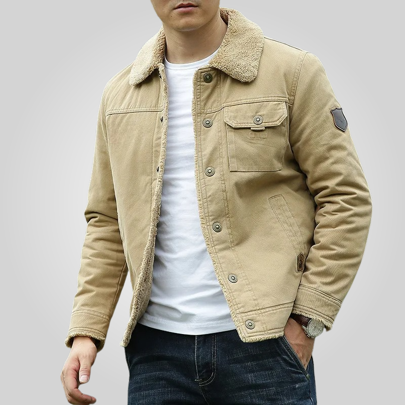 Lionel | Veste boutonnée style automnal pour homme