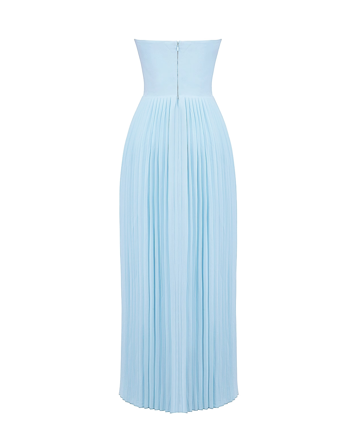 Solène | Robe longue plissée bustier pour femmes