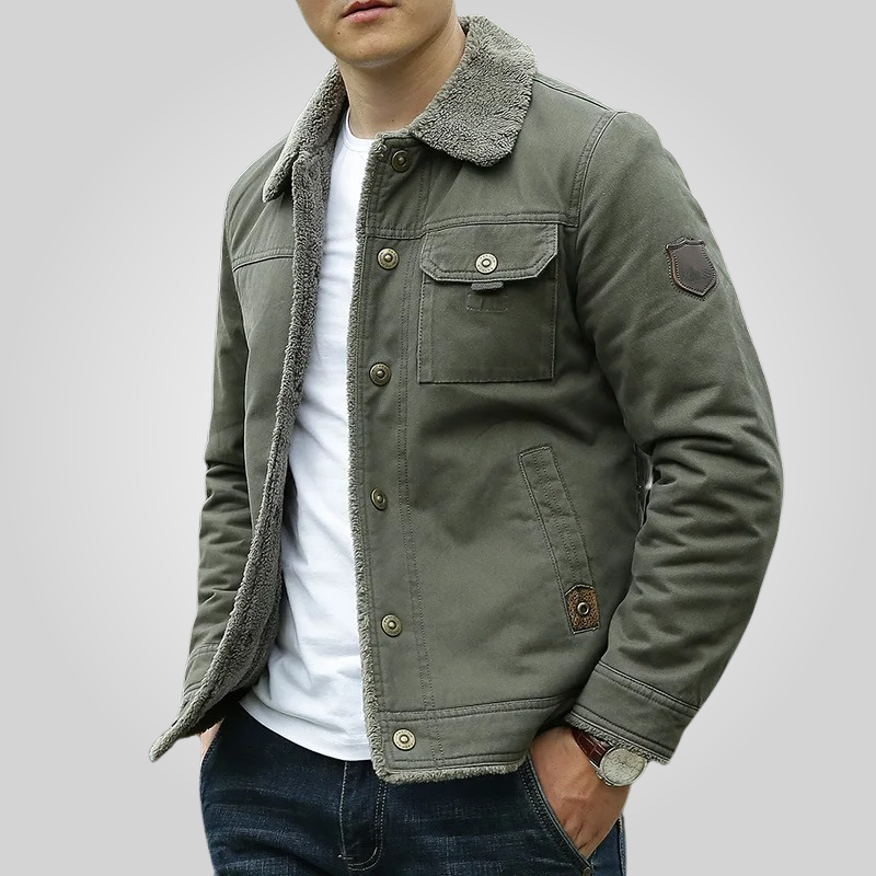 Lionel | Veste boutonnée style automnal pour homme