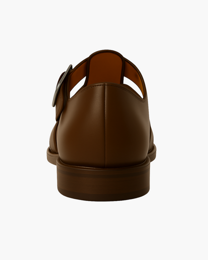 Elmo | Sandales classiques tressées en cuir pour femmes