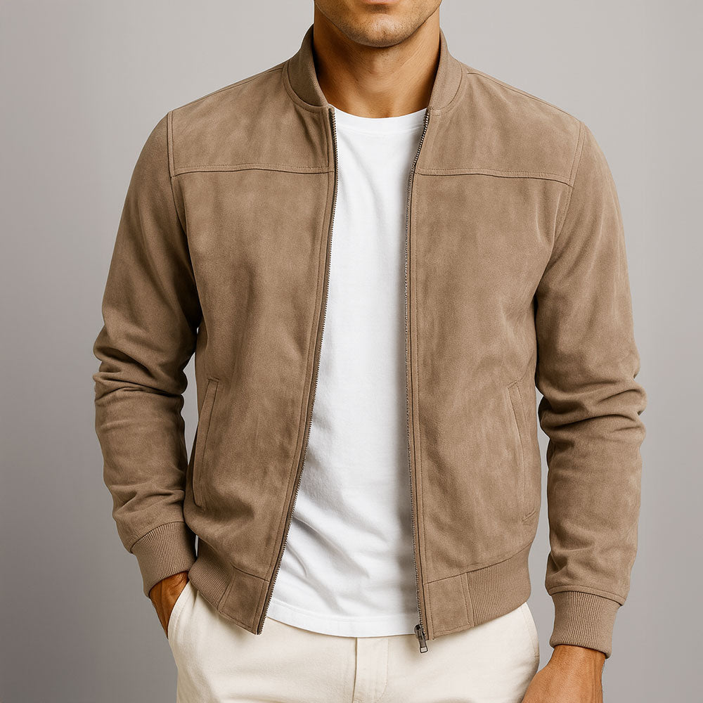 Roger | Veste casual à fermeture zippée pour homme