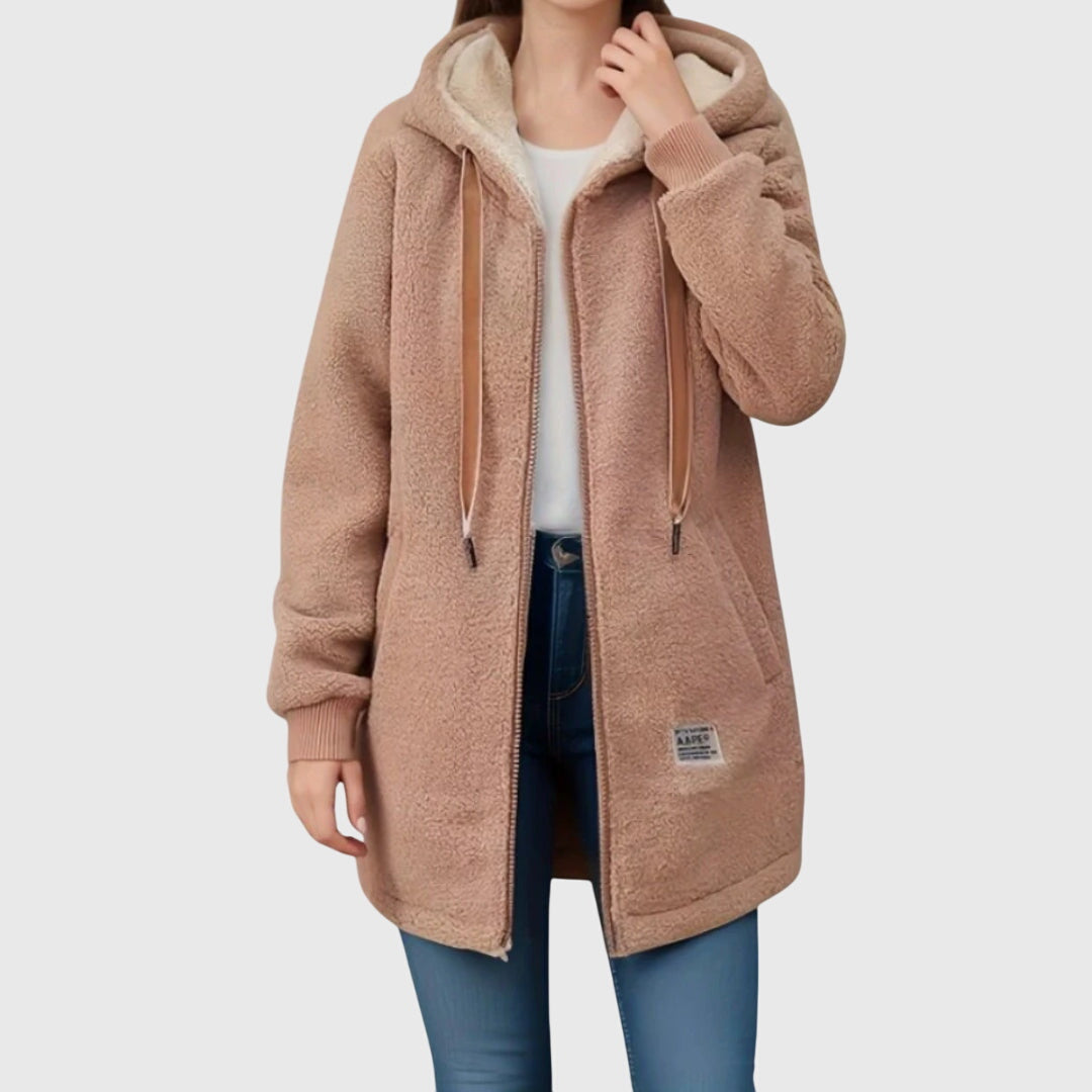Anne | Manteau à capuche style décontracté pour femme