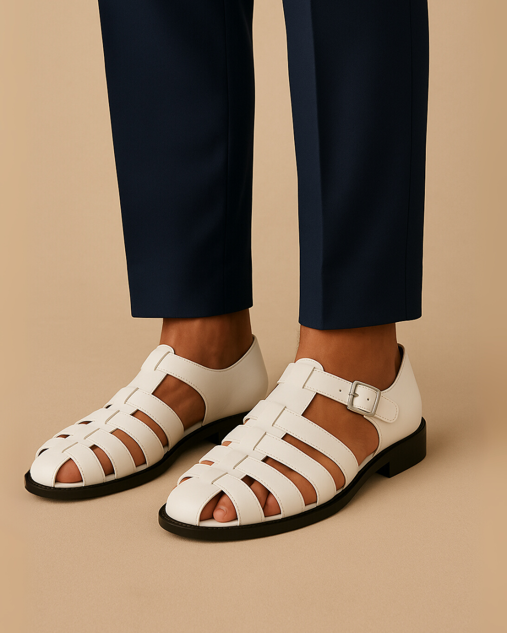 Alma | Sandales classiques tressées en cuir pour femmes