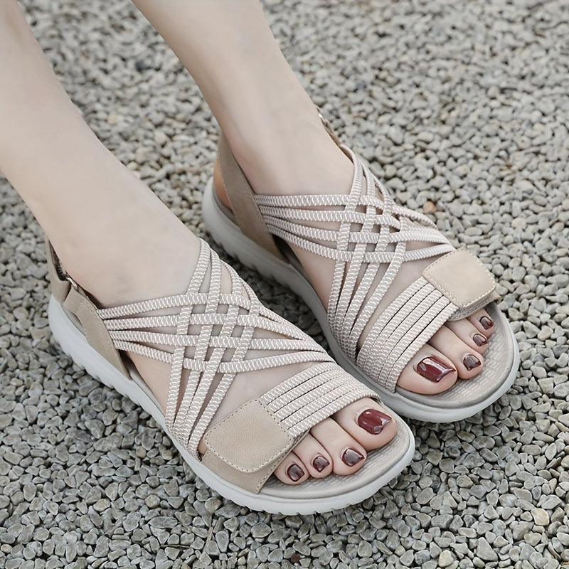 Aude | Sandales tissées légères pour femmes
