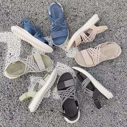 Aude | Sandales tissées légères pour femmes