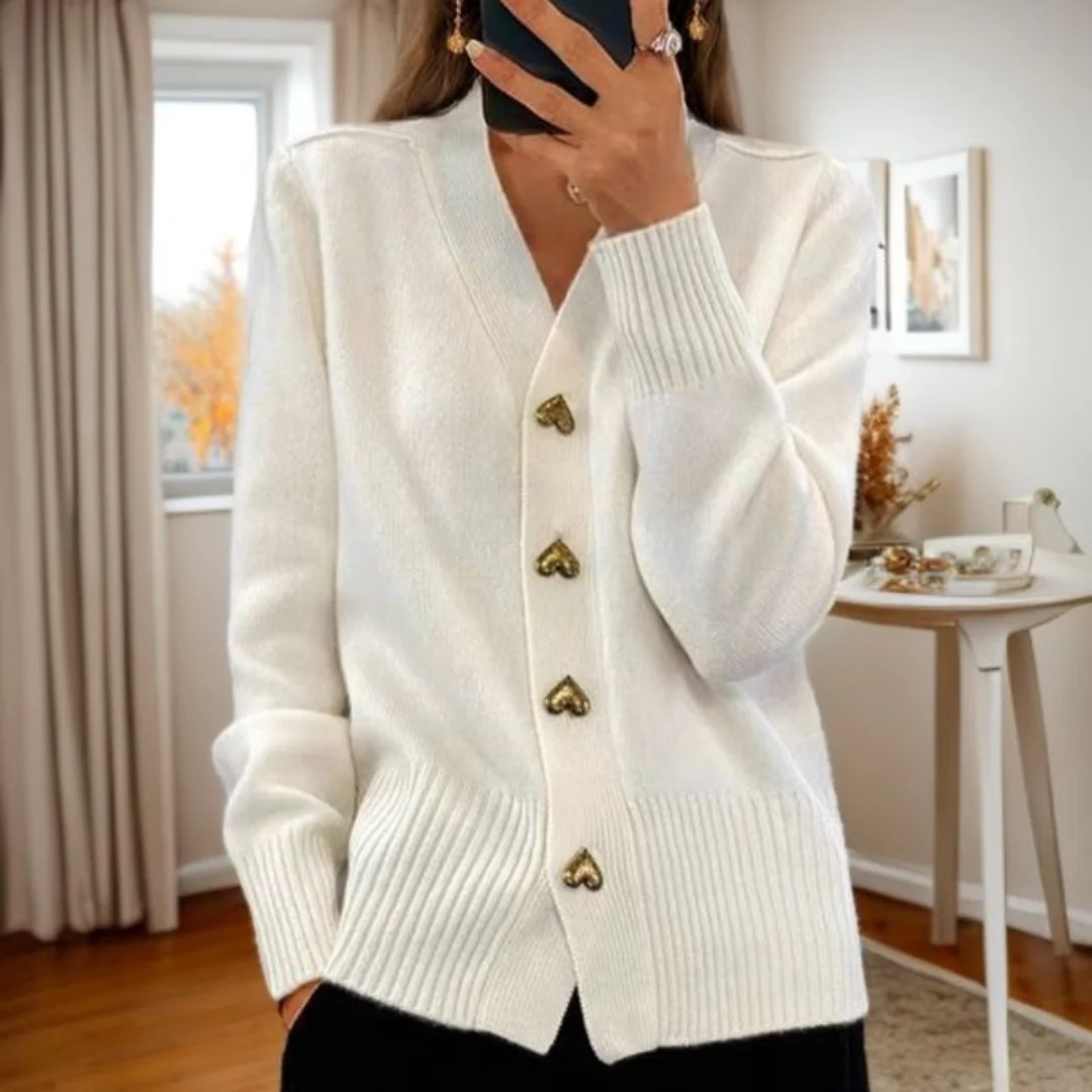 Mélissa | Cardigan boutonné décontracté pour femmes