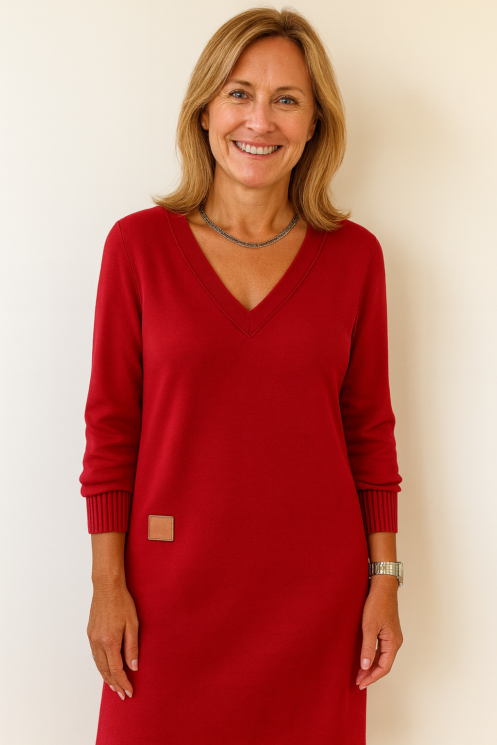 Irma | Robe à col en V pour femme