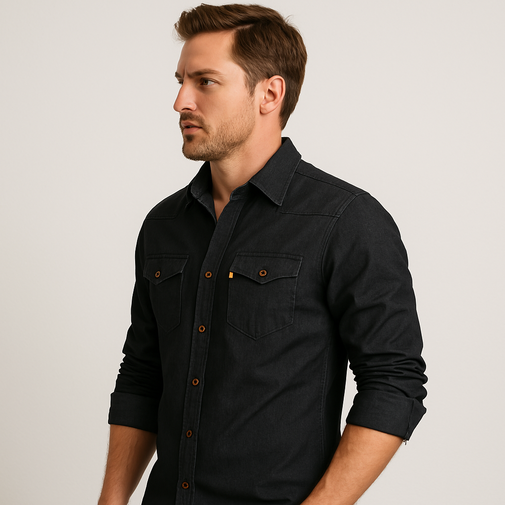 Emmanuel | Chemise à manches longues style utilitaire pour homme