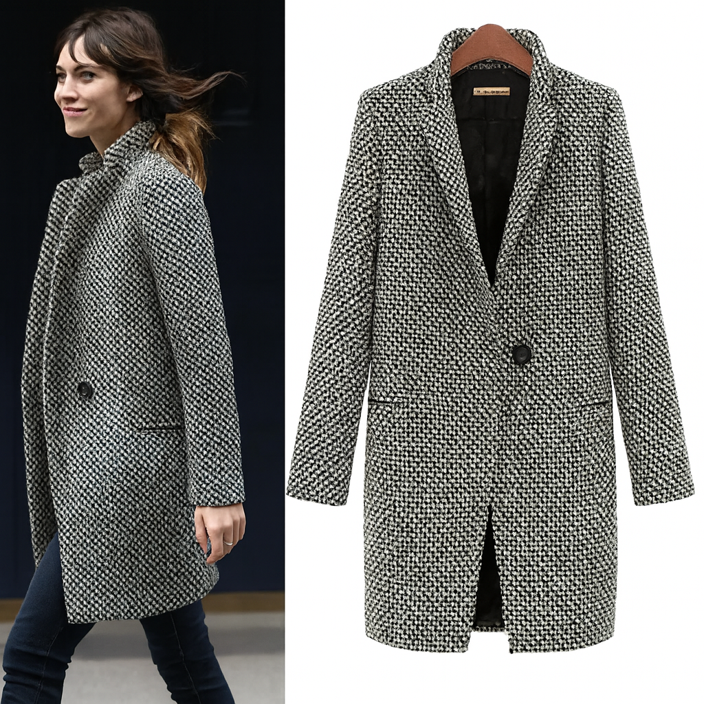 Emma | Manteau à motif texturé pour femme