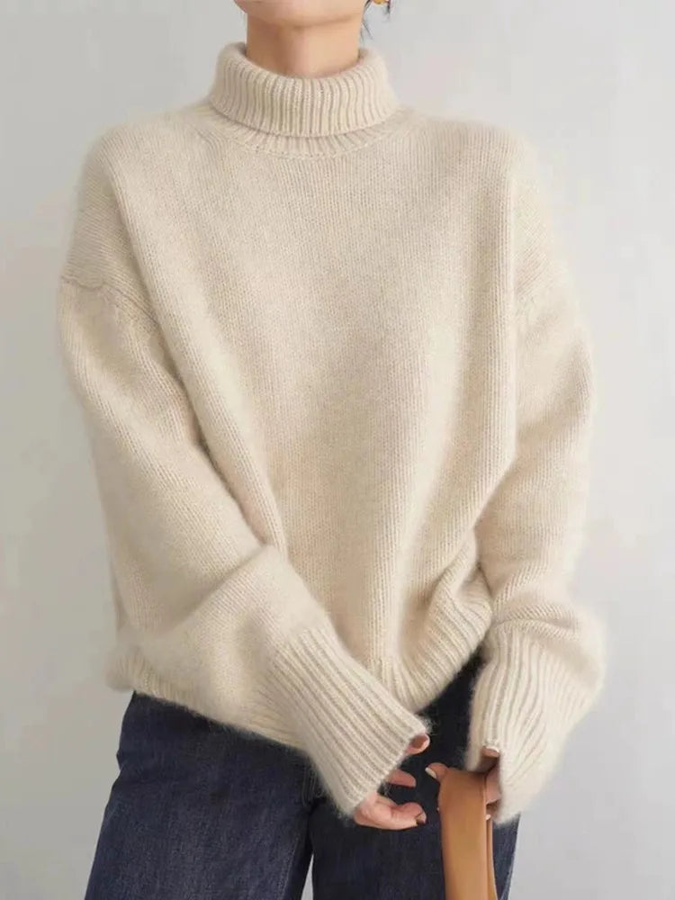 Vanessa | Pull à col montant pour femme