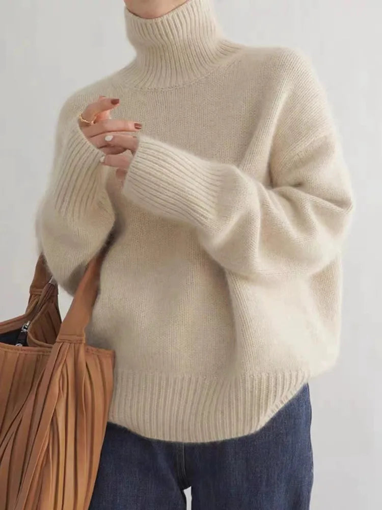 Vanessa | Pull à col montant pour femme