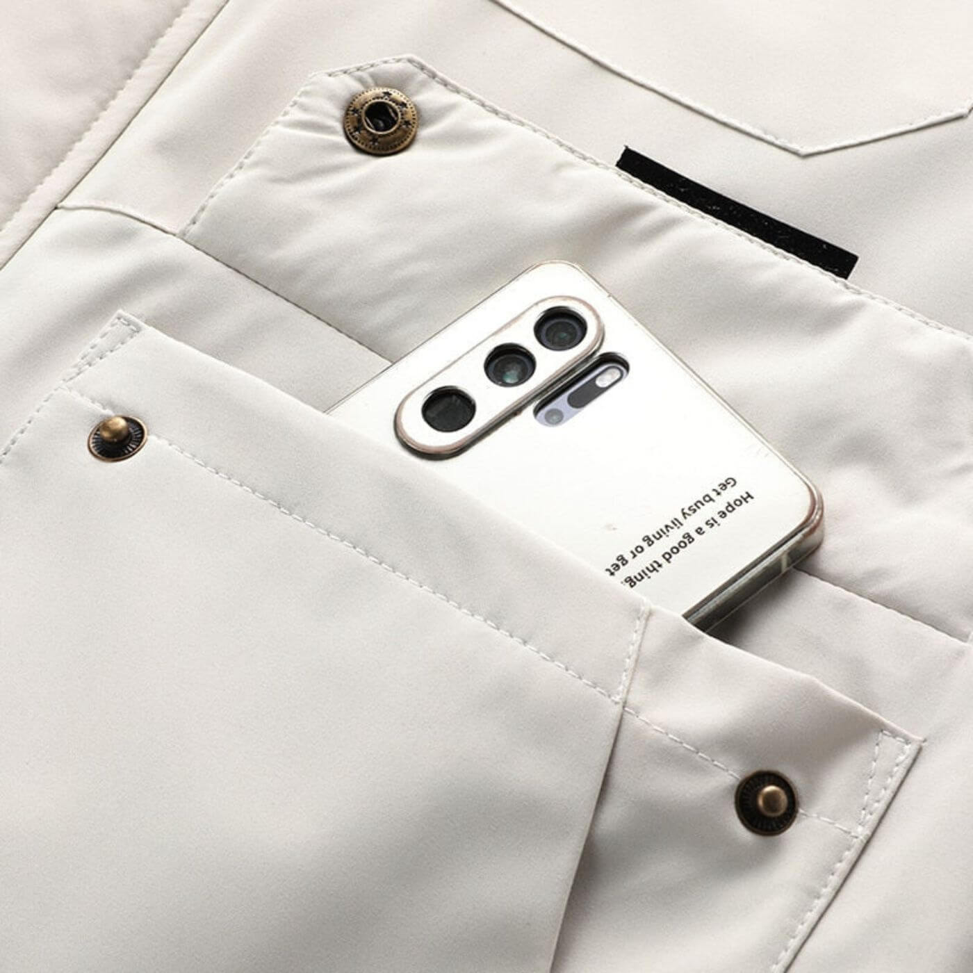 Yannick | Veste zippée à capuche multi-poches pour homme