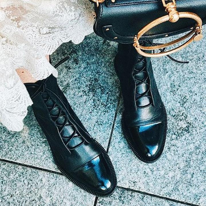 Sabrina | Bottines à lacets élégantes pour femmes