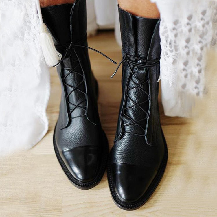 Sabrina | Bottines à lacets élégantes pour femmes