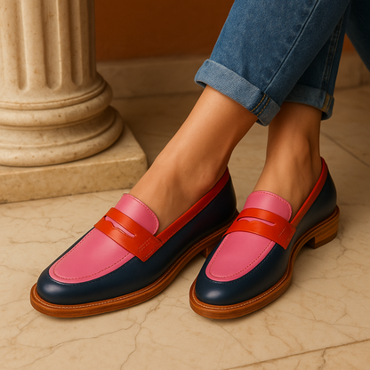 Lila | Mocassins élégants à couture classique pour femmes