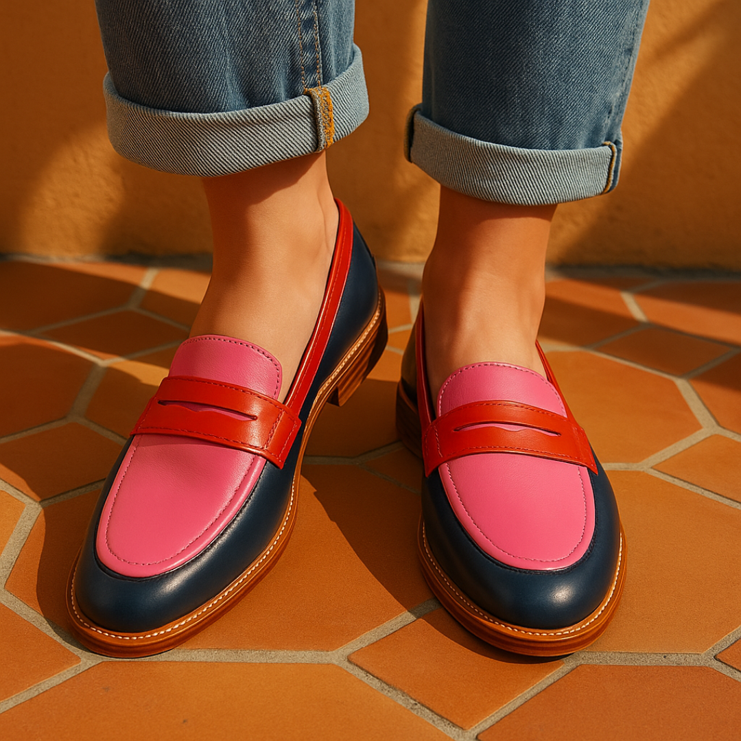 Lila | Mocassins élégants à couture classique pour femmes
