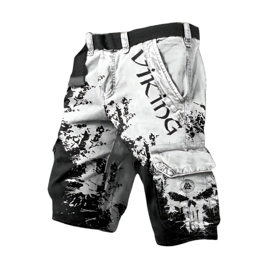 Logan | Short cargo imprimé style décontracté pour homme