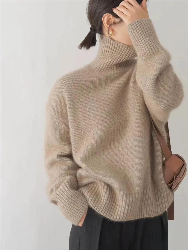 Vanessa | Pull à col montant pour femme