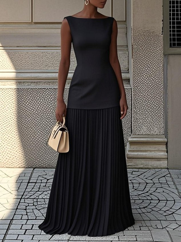 Estelle | Robe longue sans manches élégante pour femmes