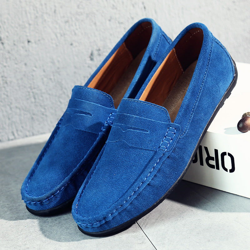 Nathan | Mocassins classiques en daim avec semelle souple pour homme