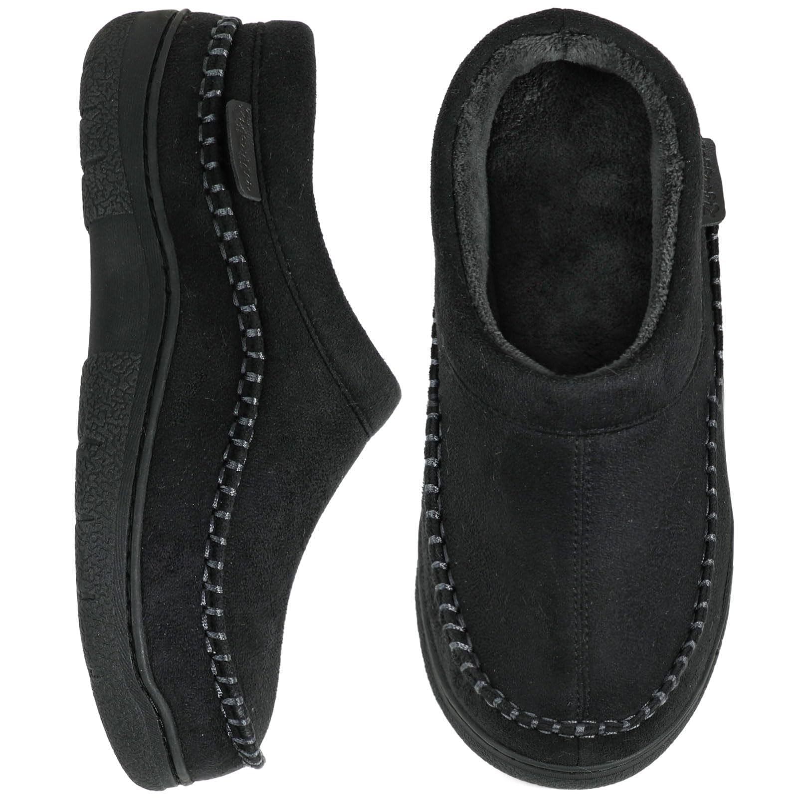 Damien | Chaussons doublés en fausse fourrure pour hommes