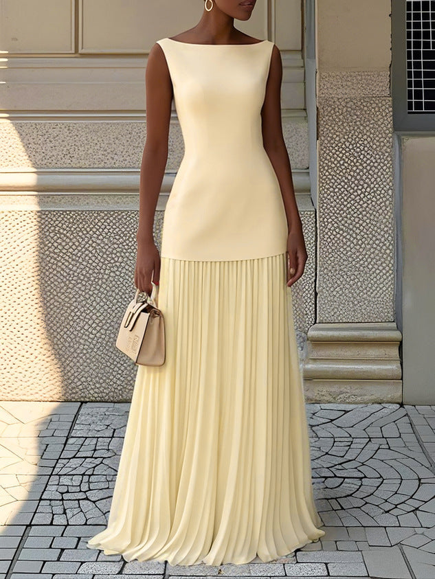 Estelle | Robe longue sans manches élégante pour femmes