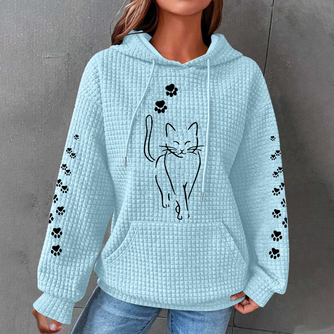 Clarine | Sweat à capuche à motif animal pour femme