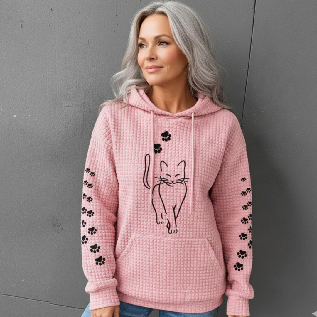 Clarine | Sweat à capuche à motif animal pour femme
