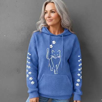 Clarine | Sweat à capuche à motif animal pour femme