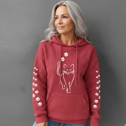 Clarine | Sweat à capuche à motif animal pour femme