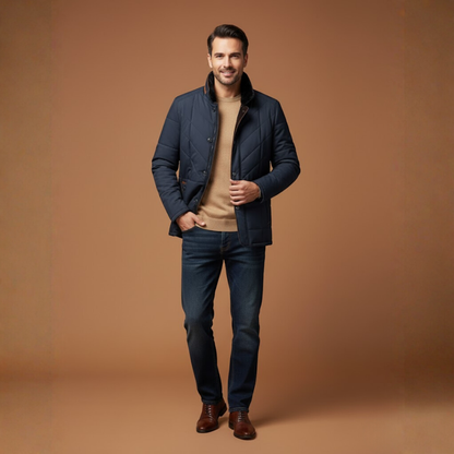 Jacques | Veste matelassée à col montant pour homme
