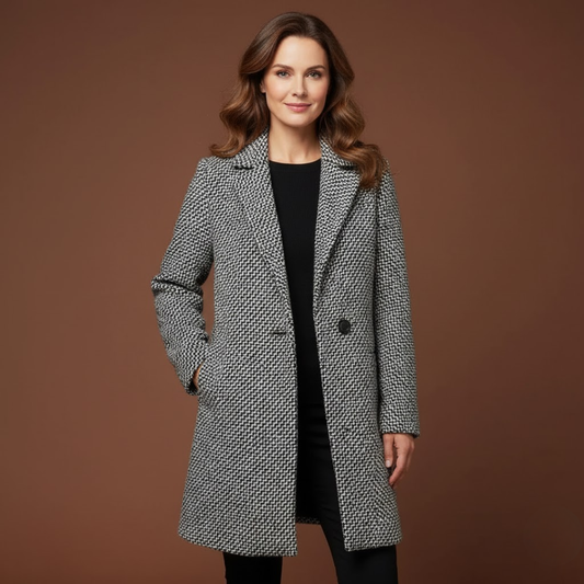 Emma | Manteau à motif texturé pour femme